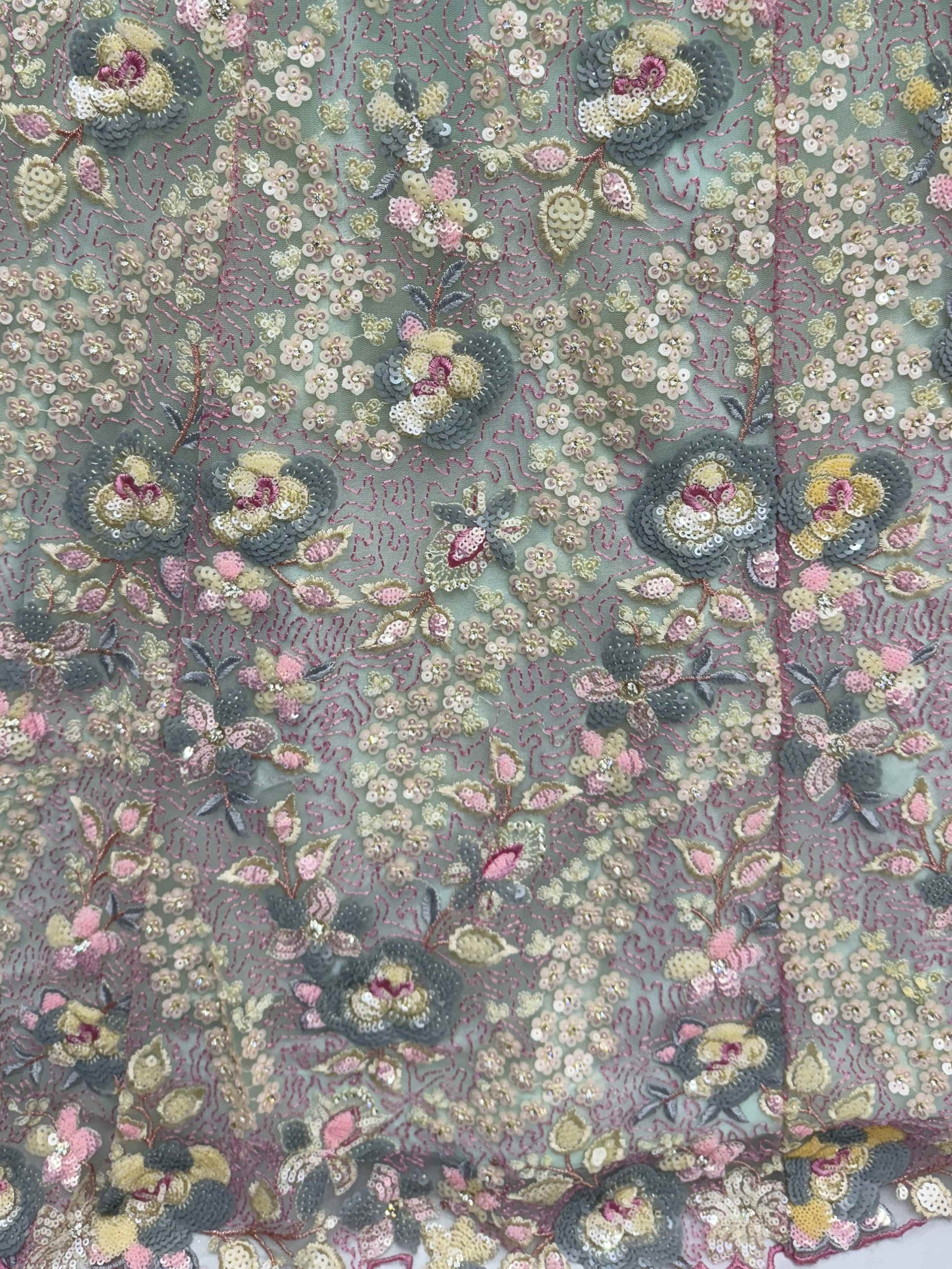 Desirable Sky Blue Multi Thread Work Bridesmaid Lehenga Choli