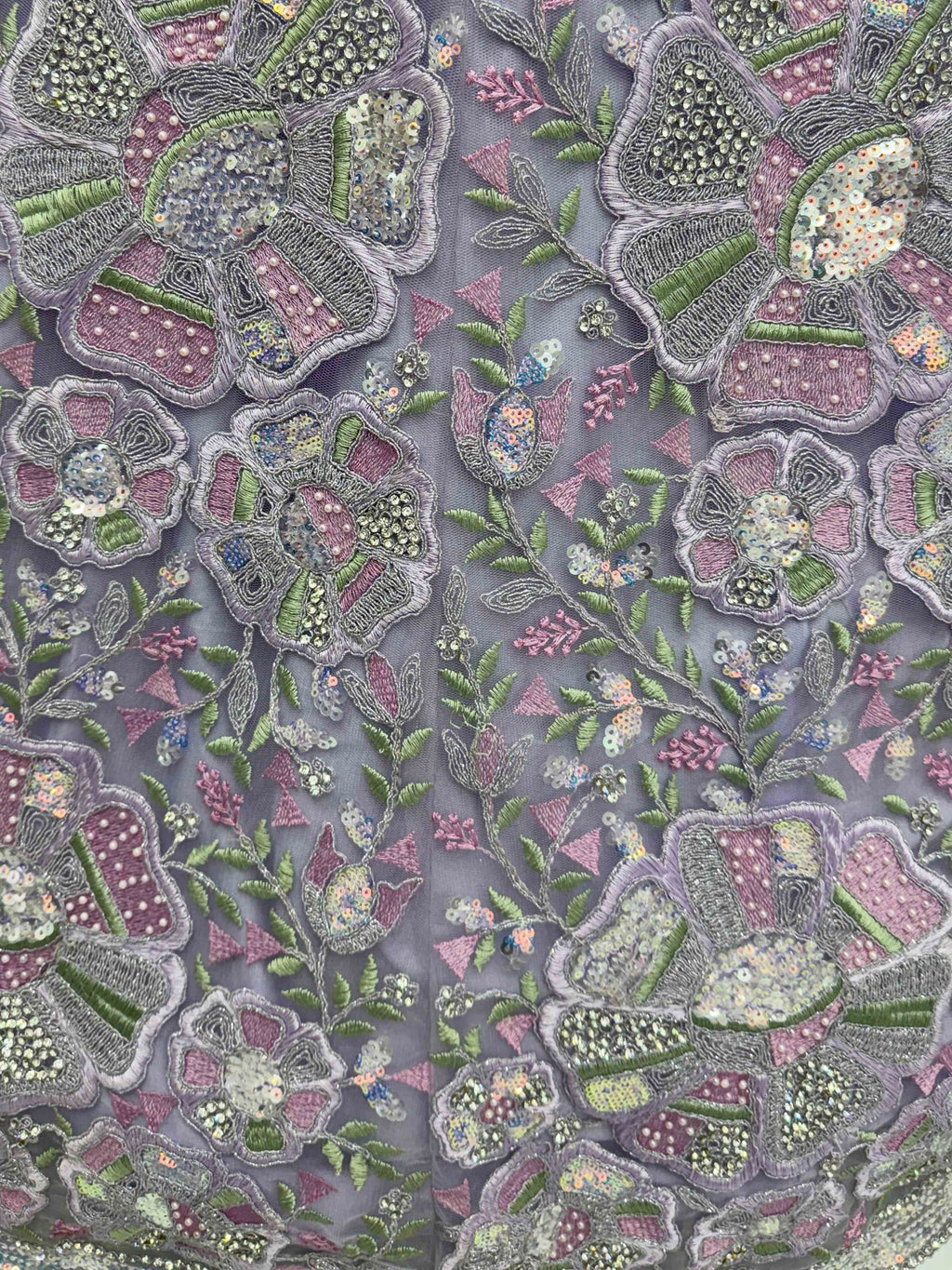 Outstanding Purple Net Zircon Work Bridesmaid Lehenga Choli